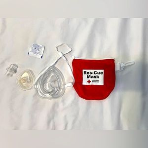 Red cross CPR mask